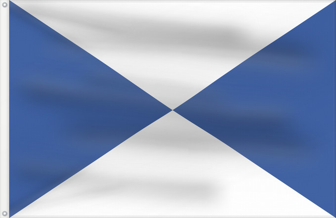 Drapeau, avec deux œillets métalliques et guindant renforcé : F. A. Vinnen house German shipping company F Deutschen Reederei F