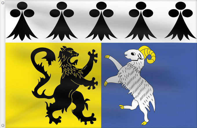 Drapeau, avec deux œillets métalliques et guindant renforcé : Finistère Finistère, Bretagne, France Finistère, Bretaña, Francia Banniel departamant Penn-ar-Bed
