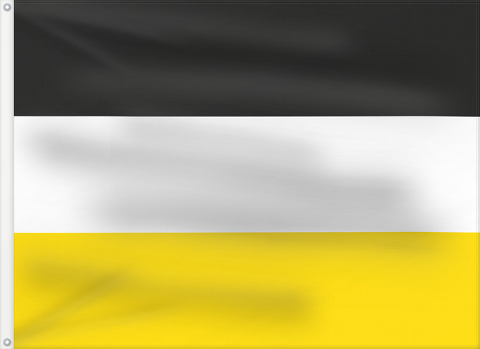Drapeau, avec deux œillets métalliques et guindant renforcé : Garifuna
