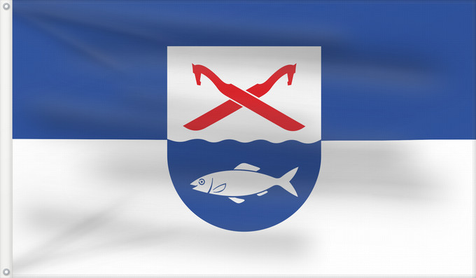 Drapeau, avec deux œillets métalliques et guindant renforcé : Gemeinde Börgerende-Rethwisch	Börgerende-Rethwisch