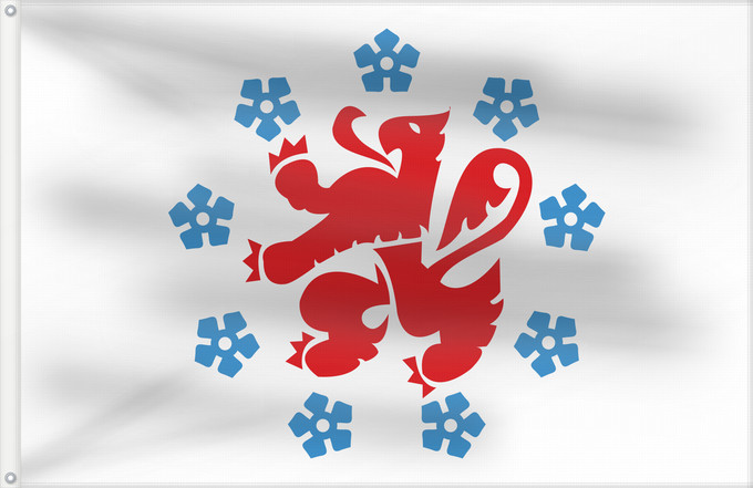 Drapeau, avec deux œillets métalliques et guindant renforcé : German Community in Belgium	German-speaking Community of Belgium	Communauté germanophone de Belgique	Comunidad Germanófona de Bélgica	Deutschsprachigen Gemeinschaft Belgiens	Comunità germanofona del Belgio