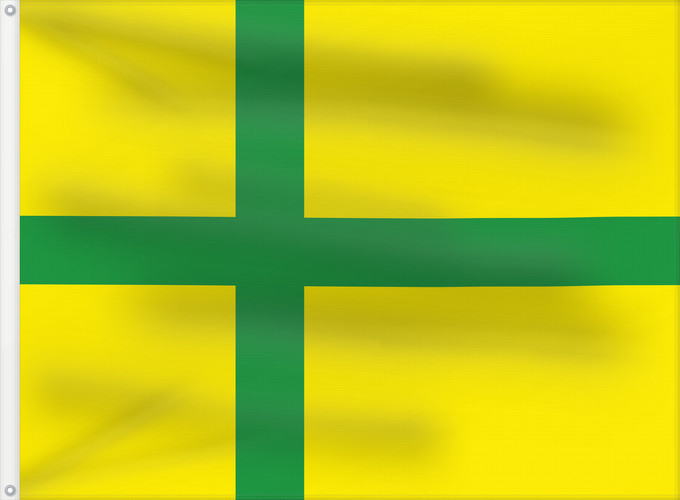 Drapeau, avec deux œillets métalliques et guindant renforcé : Gotland