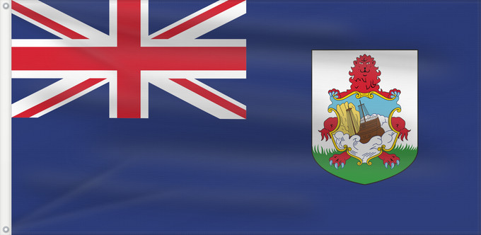 Drapeau, avec deux œillets métalliques et guindant renforcé : Government Ensign of Bermuda