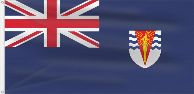 Drapeau, avec deux œillets métalliques et guindant renforcé : Government Ensign of the British Antarctic Territory