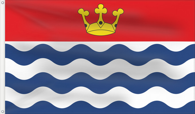Drapeau, avec deux œillets métalliques et guindant renforcé : Greater London