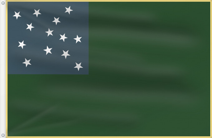 Drapeau, avec deux œillets métalliques et guindant renforcé : Green Mountain Boys	Green Mountain Boys and the Vermont Republic