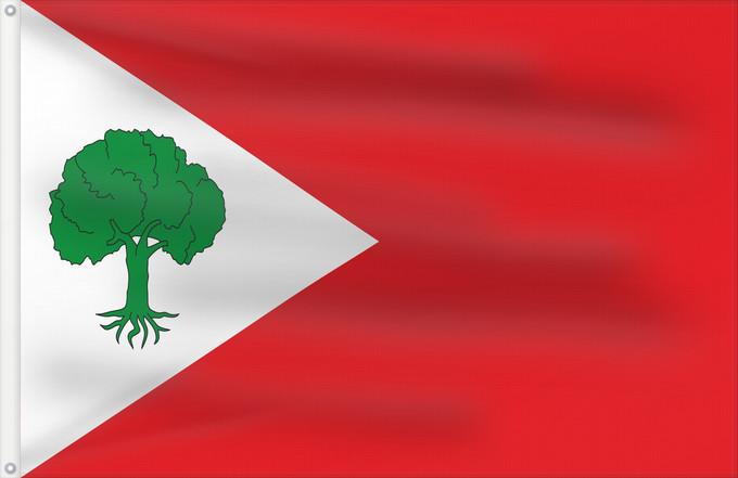 Drapeau, avec deux œillets métalliques et guindant renforcé : Guisando  Ávila	Guisando	Municipio de Guisando  Comunidad de Madrid