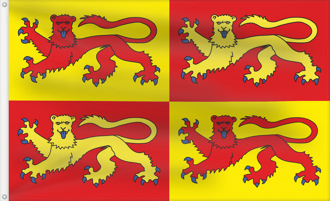 Flag, with two metal eyelets and reinforced hoist: Gwynedd