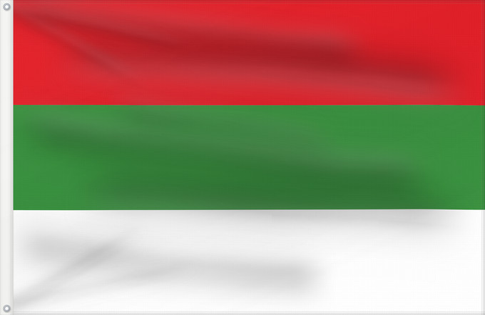 Drapeau, avec deux œillets métalliques et guindant renforcé : Herzogtum Anhalt	Duchy of Anhalt and also flag of Augsburg	Duché d'Anhalt / Augsbourg	Ducado de Anhalt / Augsburgo	Herzogtums Anhalt und auch der Stadt Augsburg	Ducato di Anhalt / Augusta