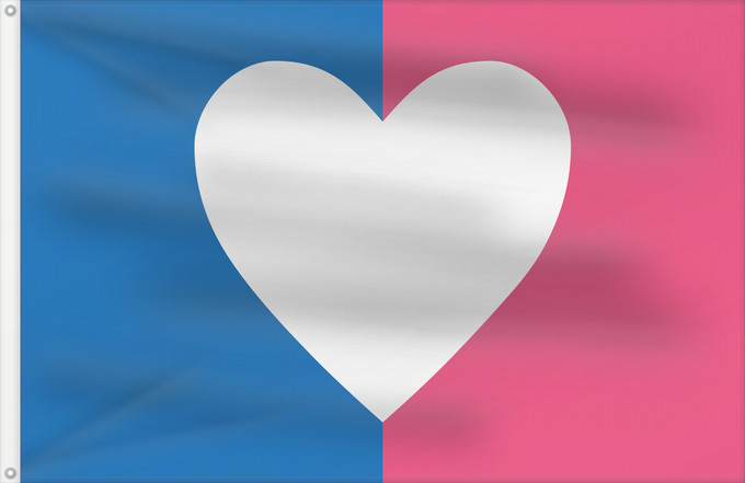 Drapeau, avec deux œillets métalliques et guindant renforcé : Heterosexual-flag-idea	One idea for a heterosexual   straight   identity