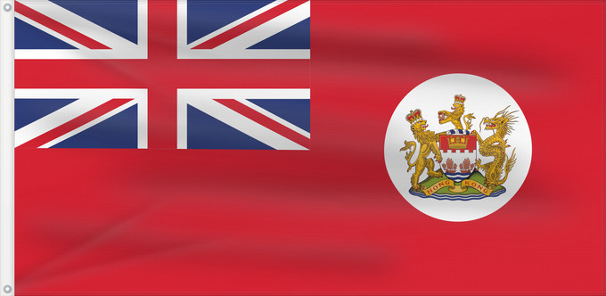 Drapeau, avec deux œillets métalliques et guindant renforcé : Hong Kong  1959–1997, unofficial Red Ensign	This W3C-unspecified vector image was created with Inkscape	Hong Kong - Pavillon Rouge (1959–1997, non officiel)	Hong Kong - Pabellón Rojo (1959–1997, no oficial)	Hongkong - Rote Handelsflagge (1959–1997, inoffi