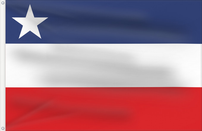 Drapeau, avec deux œillets métalliques et guindant renforcé : Independent State of Okinawa	États Indépendants d Okinawa	沖縄独立国の国旗	Флаг Независимого государства Окинава	冲绳独立国国旗	沖繩獨立國國旗
