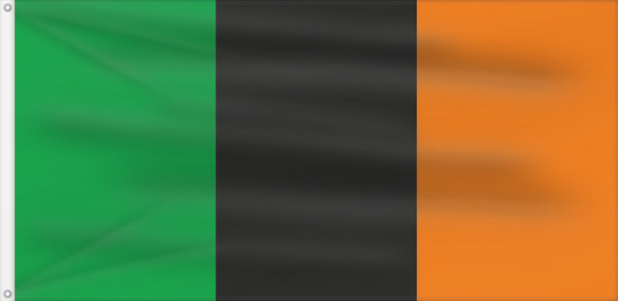 Drapeau, avec deux œillets métalliques et guindant renforcé : Irish anti-treaty	Anti-treaty Irish Republican flag    conversion of File Anti-treaty