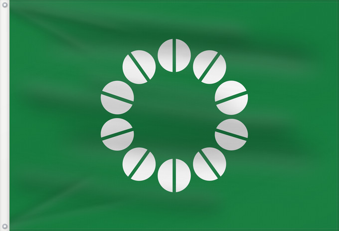 Drapeau, avec deux œillets métalliques et guindant renforcé : Ito, Shizuoka	伊東市旗