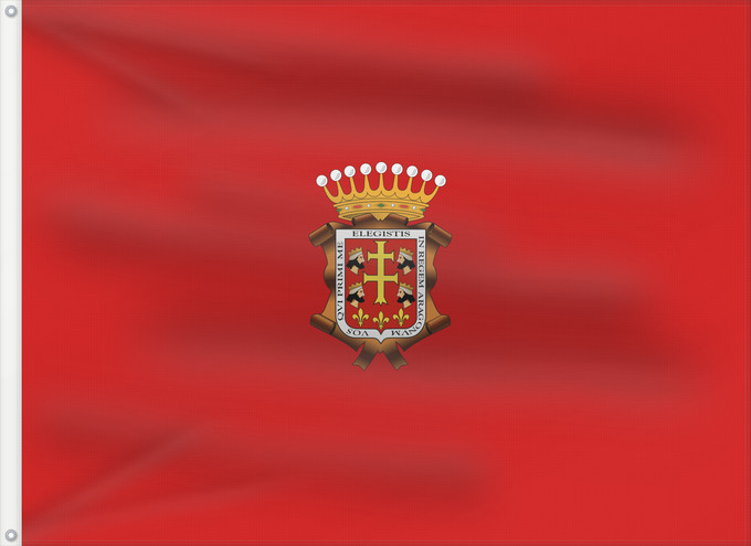 Drapeau, avec deux œillets métalliques et guindant renforcé : Jaca