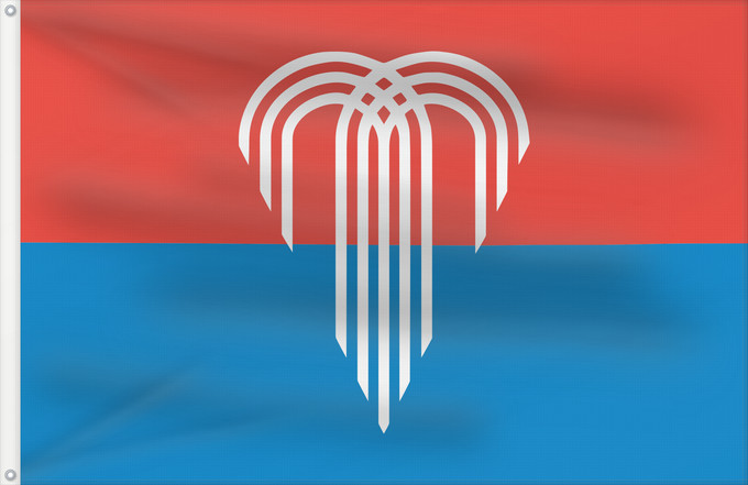 Drapeau, avec deux œillets métalliques et guindant renforcé : Kansas City, Missouri	Kansas City, Missouri, U	Kansas City, Misuri