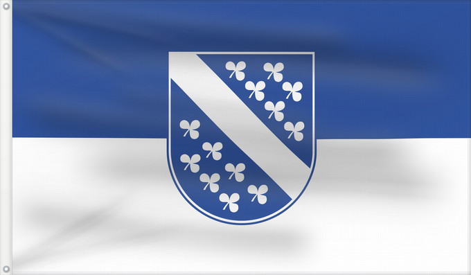 Drapeau, avec deux œillets métalliques et guindant renforcé : Kassel	City of Kassel	Stadt Kassel