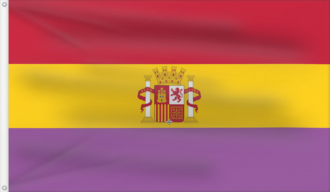 Drapeau, avec deux œillets métalliques et guindant renforcé : Segunda r 03	Segunda República Española	Segona República Espanyola	Espainiako Bigarren Errepublikako bandera	Da Segunda República Española