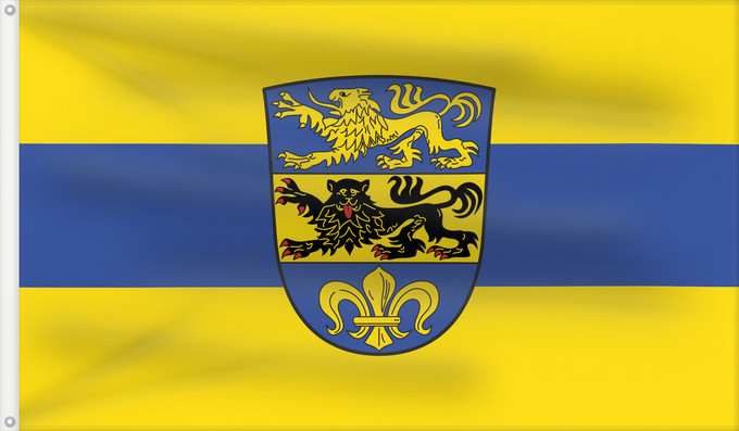 Drapeau, avec deux œillets métalliques et guindant renforcé : Landkreis Dillingen an der Donau	District of Dillingen an der Donau	D  Arrondissement de Dillingen an der Donau	Distrito de Dillingen an der Donau	Landkreises Dillingen an der Donau	Distretto di Dillingen an der Donau