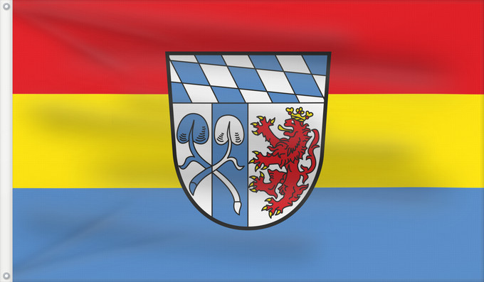 Drapeau, avec deux œillets métalliques et guindant renforcé : Landkreis Rosenheim	District of Rosenheim	D  Arrondissement de Rosenheim	Distrito de Rosenheim	Landkreises Rosenheim	Distretto di Rosenheim