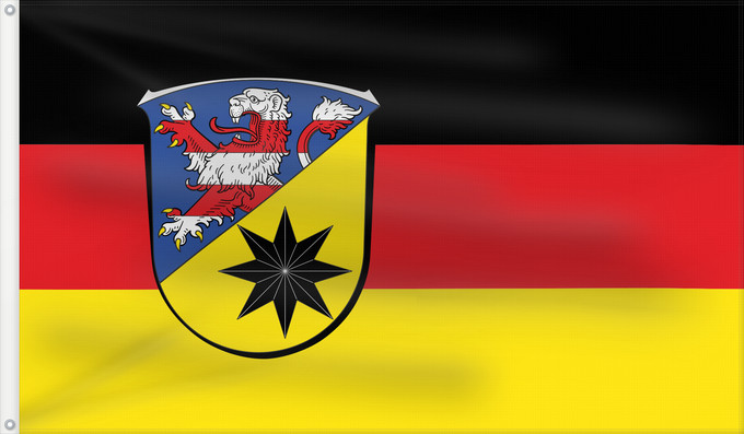 Drapeau, avec deux œillets métalliques et guindant renforcé : Landkreis Waldeck-Frankenberg	Arrondissement de Waldeck-Frankenberg	Distrito de Waldeck-Frankenberg	Landkreises Waldeck-Frankenberg	Distretto di Waldeck-Frankenberg