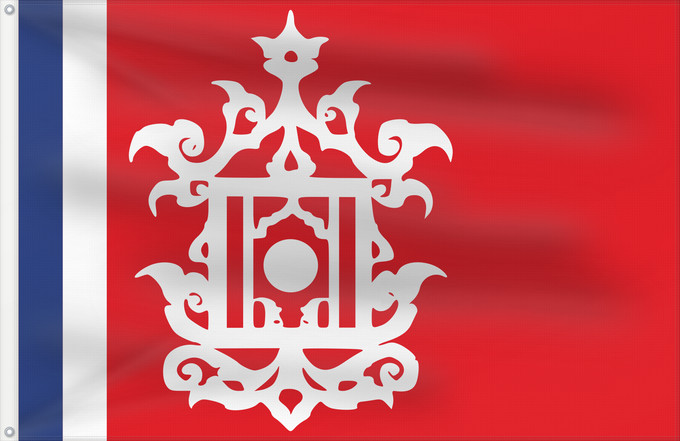 Flag, with two metal eyelets and reinforced hoist: Late 19th Century Flag of Sulu	Sulu Sultanate as it appeared in the late 19th Century	Sultanat de Sulu (fin du XIXe siècle)	Sultanato de Sulu (finales del siglo XIX)	Sultanat Sulu (spätes 19. Jahrhundert)	Sultanato di Sulu (fine XIX secolo)