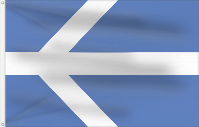 Drapeau, avec deux œillets métalliques et guindant renforcé : Lawrence, Massachusetts	City of Lawrence