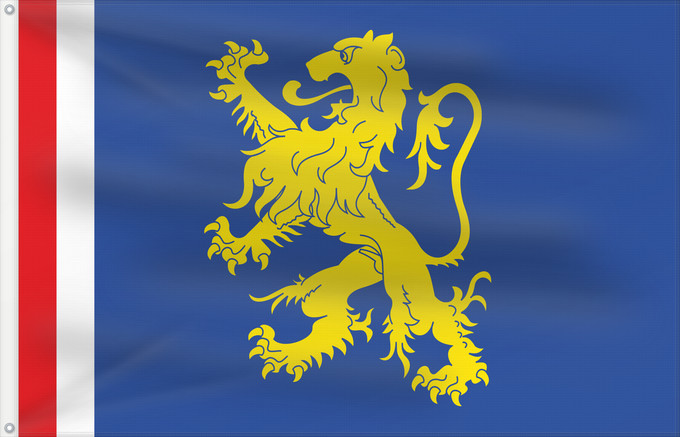 Drapeau, avec deux œillets métalliques et guindant renforcé : Leeuwarden vlag 2014	Leeuwarden (2014)