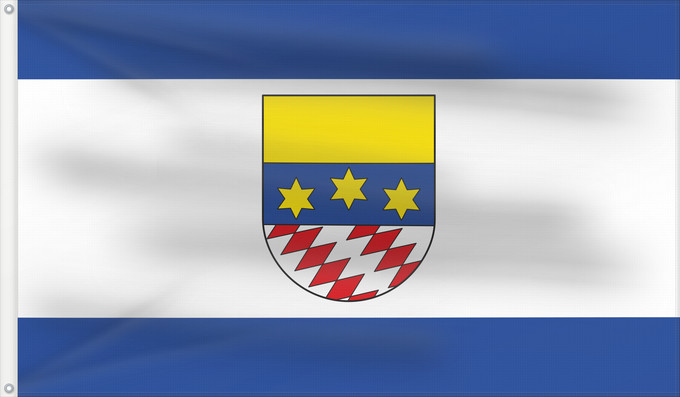 Drapeau, avec deux œillets métalliques et guindant renforcé : Legden	Der Gemeinde Legden ist ferner mit Urkunde des Regierungspräsidenten in Münster vom 05. März 1970 das Recht zur Führung einer Flagge verliehen worden