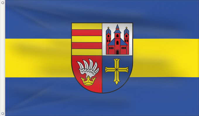Drapeau, avec deux œillets métalliques et guindant renforcé : Lohne  Oldenburg	City of Lohne  Oldenburg	Ville de Lohne  Oldenburg	Lohne (Oldenburg)	Stadt Lohne  Oldenburg