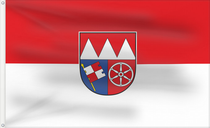 Flag, with two metal eyelets and reinforced hoist: Lower Franconia Lower Franconia Bavaria, Germany Basse-Franconie Franconia Inferior Bayerischen Bezirks Unterfranken Franconia Inferiore