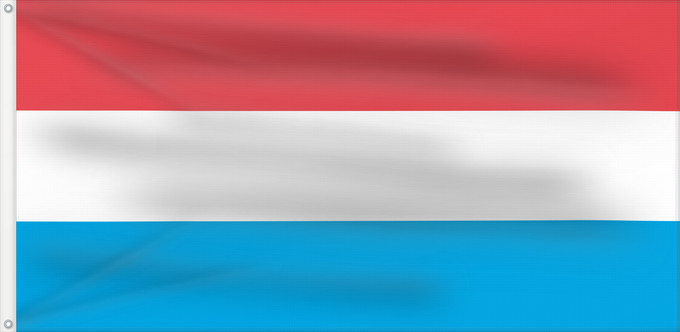 Drapeau, avec deux œillets métalliques et guindant renforcé : Luxembourg wide	1 2 version of the national flag of Luxembourg	Luxembourg (1:2)	Luxemburgo (1:2)	Luxemburg (1:2)	Lussemburgo (1:2)