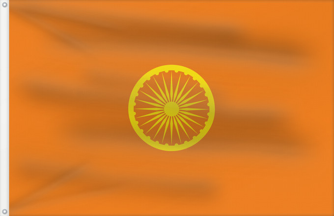 Drapeau, avec deux œillets métalliques et guindant renforcé : Maratha Confederacy  Empire Total War	Maratha Confederacy in Empire Total War	Confédération Marathe (Empire Total War)	Confederación Maratha (Empire Total War)	Maratha-Konföderation (Empire Total War)	Confederazione Maratha (Empire Total War)