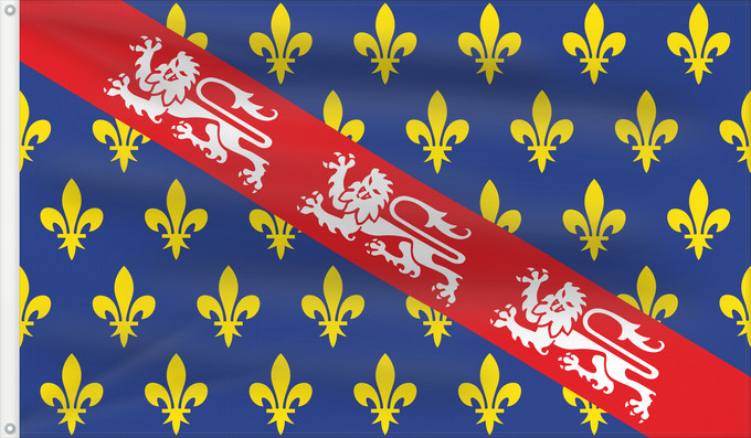 Drapeau, avec deux œillets métalliques et guindant renforcé : Marche  France	French province of Marche	Marche (province historique)	Marche (provincia histórica)	Mark (historische Provinz)	Marche (provincia storica)