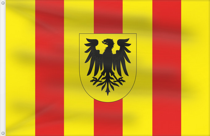Drapeau, avec deux œillets métalliques et guindant renforcé : Mechlin	Mechlin  Mechelen , with Imperial Eagle	Malines (avec Aigle Impérial)	Mechlin (con Águila Imperial)	Mechelen (mit Reichsadler)	Mechelen (con Aquila Imperiale)