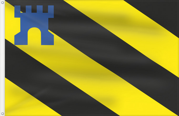 Drapeau, avec deux œillets métalliques et guindant renforcé : Medemblik	Gemeente nl Medemblik