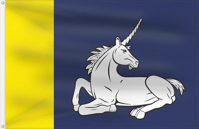 Drapeau, avec deux œillets métalliques et guindant renforcé : Menaldumadeel	Municipality of Menaldumadeel in the province of Friesland	Gemeente Menaldumadeel in de provincie Friesland	Fan de gemeente Menameradiel yn de provinsje Fryslân
