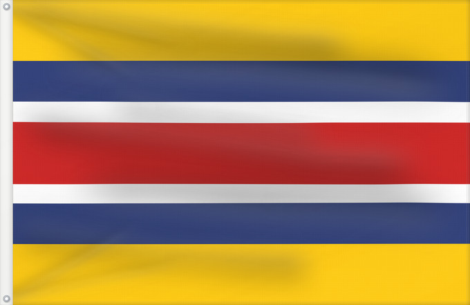 Drapeau, avec deux œillets métalliques et guindant renforcé : Mengjiang