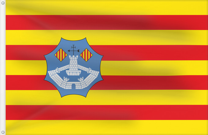 Flag, with two metal eyelets and reinforced hoist: Menorca	Minorque	Minorca