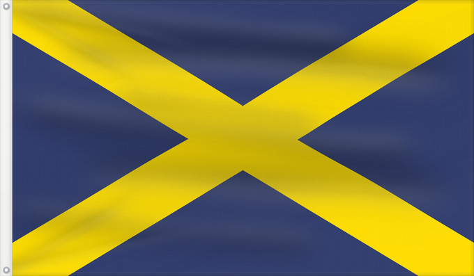 Drapeau, avec deux œillets métalliques et guindant renforcé : Mercia  2014	Mercia (2014)	The regional flag of Mercia