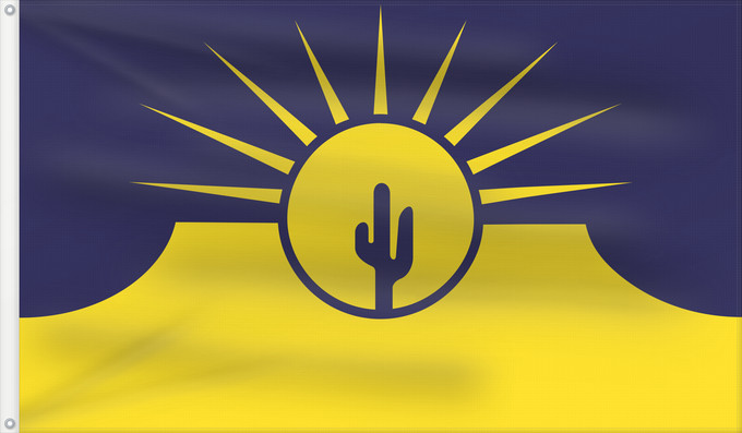 Drapeau, avec deux œillets métalliques et guindant renforcé : Mesa, Arizona