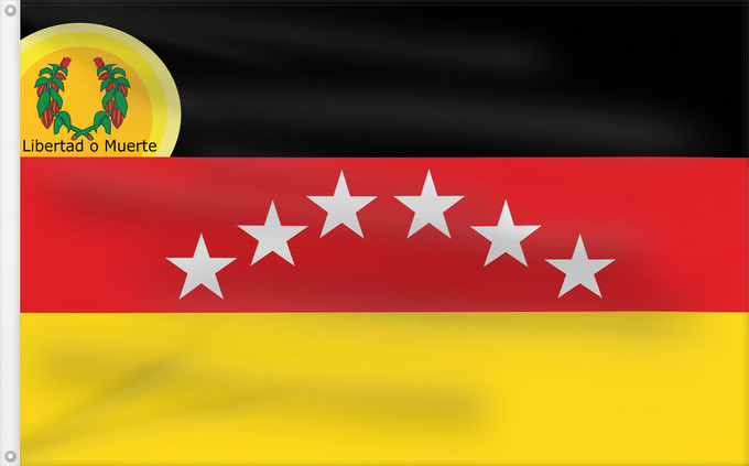 Drapeau, avec deux œillets métalliques et guindant renforcé : Miranda state Miranda State État de Miranda Estado Miranda Bundesstaat Miranda Stato di Miranda Estado Miranda Flag of Miranda State