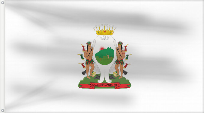 Drapeau, avec deux œillets métalliques et guindant renforcé : Monterrey, Nuevo León, México	Monterey, Nuevo León, México	Monterrey, Nuevo León