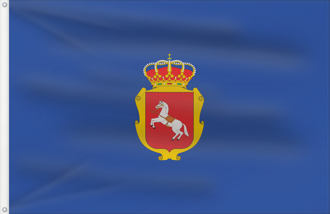 Drapeau, avec deux œillets métalliques et guindant renforcé : Morón de la Frontera  Sevilla	Morón de la Frontera, Seville, Spain	Morón de la Frontera	Morón de la Frontera, Sevilla, España.