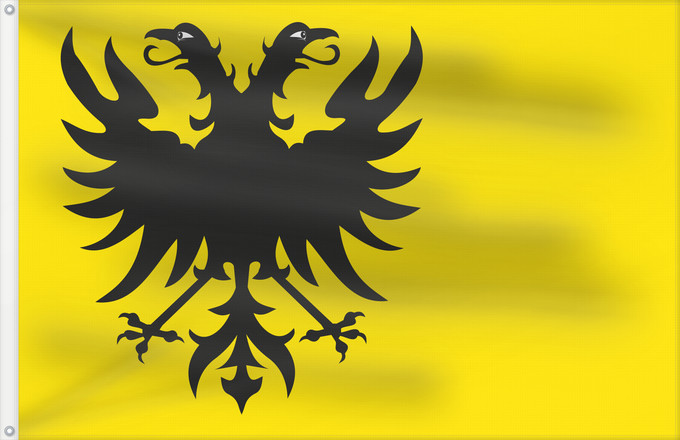 Drapeau, avec deux œillets métalliques et guindant renforcé : Naarden vlag	Naarden, Netherlands