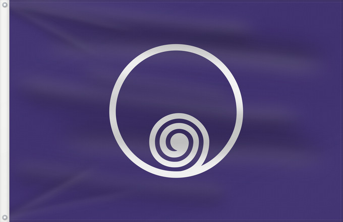 Drapeau, avec deux œillets métalliques et guindant renforcé : Naruto, Tokushima	鳴門市旗