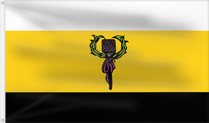 Drapeau, avec deux œillets métalliques et guindant renforcé : Nation of Hawaii-Hawaii Independence Movement Flag v3 Nation of Hawaii / Hawaii Independence Movement Flag v3
