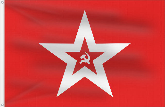 Drapeau, avec deux œillets métalliques et guindant renforcé : Naval Jack of the Soviet Union