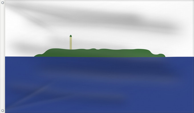 Drapeau, avec deux œillets métalliques et guindant renforcé : Navassa Island  local	Navassa Island is that of the United States – this uninhabited island does not have its own flag