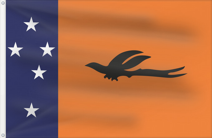 Drapeau, avec deux œillets métalliques et guindant renforcé : New Ireland	Papua New Guinean provincial	Nouvelle-Irlande	Nueva Irlanda	Neuirland	Nuova Irlanda